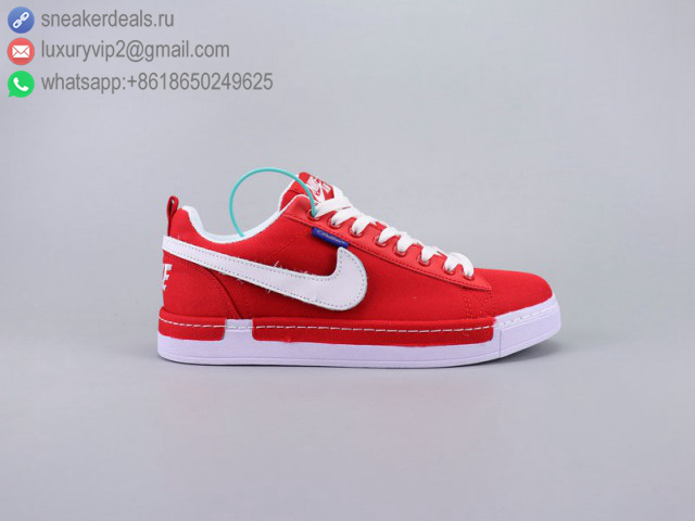 NIKE LUNAR FORCE 1 DUCKBOOST LOW RED WHITE UNISEX SKATE SHOES